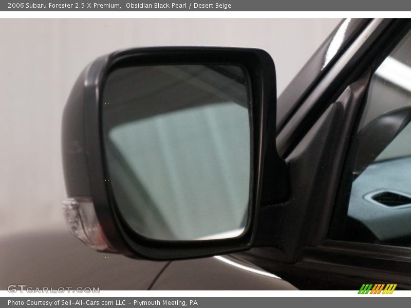 Obsidian Black Pearl / Desert Beige 2006 Subaru Forester 2.5 X Premium