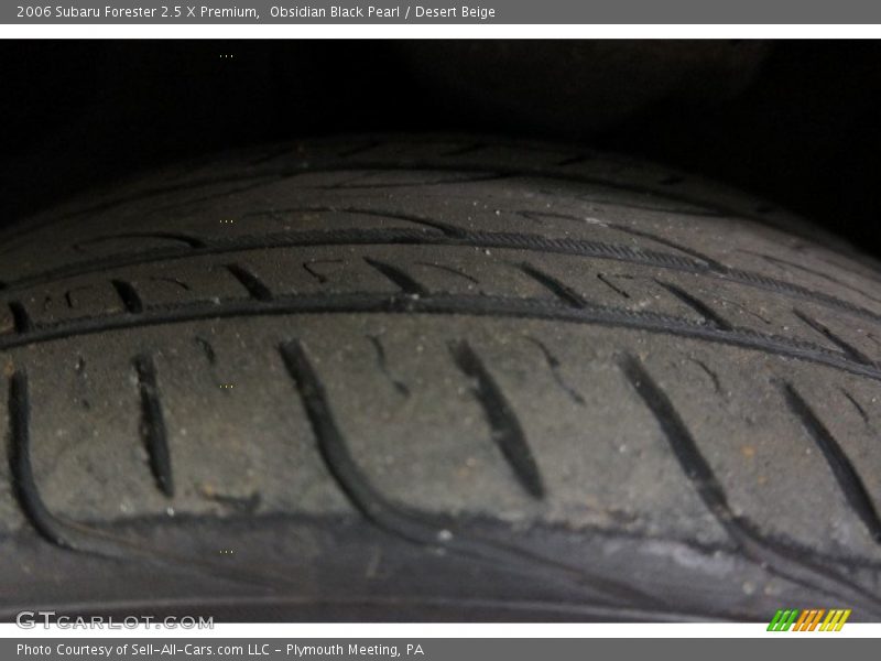 Obsidian Black Pearl / Desert Beige 2006 Subaru Forester 2.5 X Premium