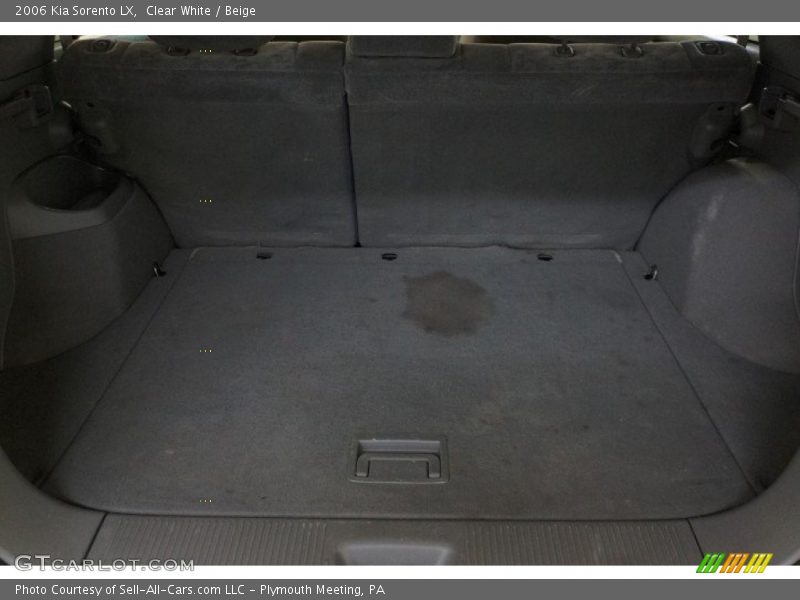 Clear White / Beige 2006 Kia Sorento LX