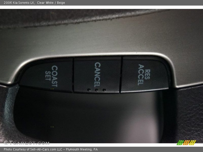 Clear White / Beige 2006 Kia Sorento LX
