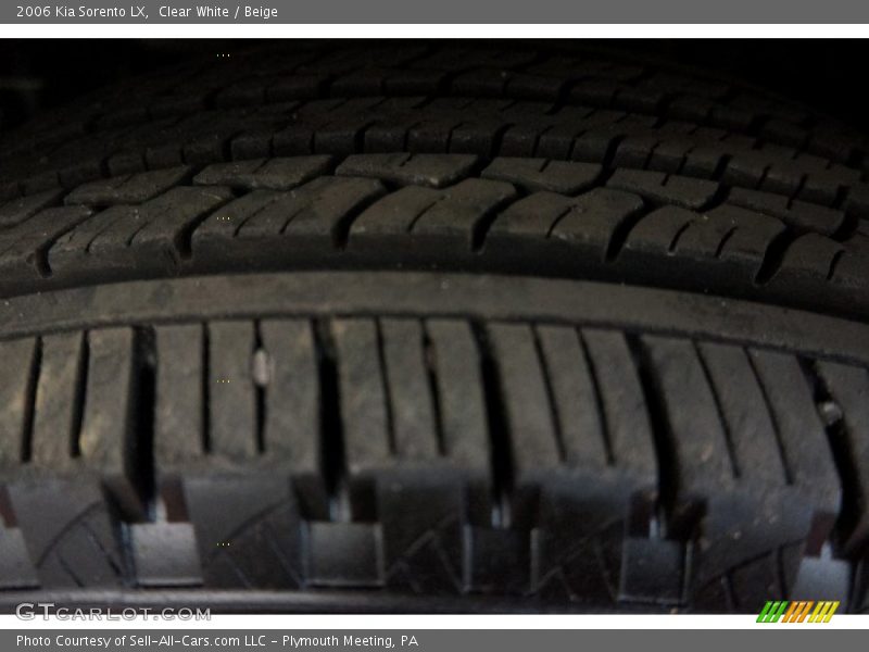 Clear White / Beige 2006 Kia Sorento LX