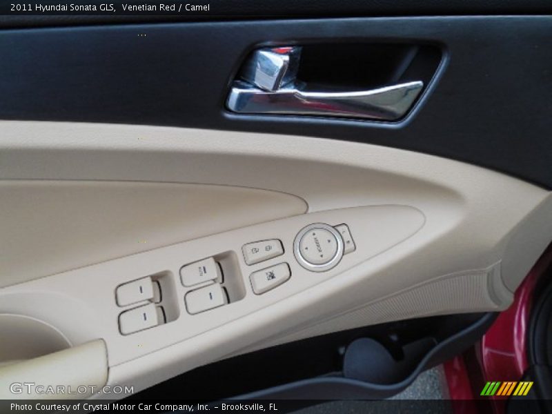 Venetian Red / Camel 2011 Hyundai Sonata GLS