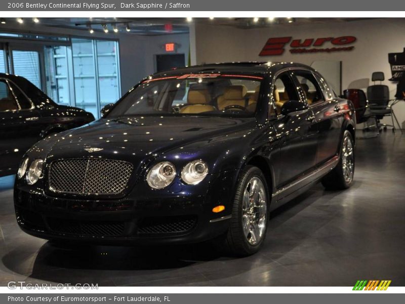 Dark Sapphire / Saffron 2006 Bentley Continental Flying Spur
