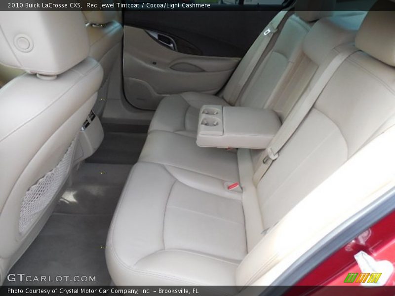 Red Jewel Tintcoat / Cocoa/Light Cashmere 2010 Buick LaCrosse CXS