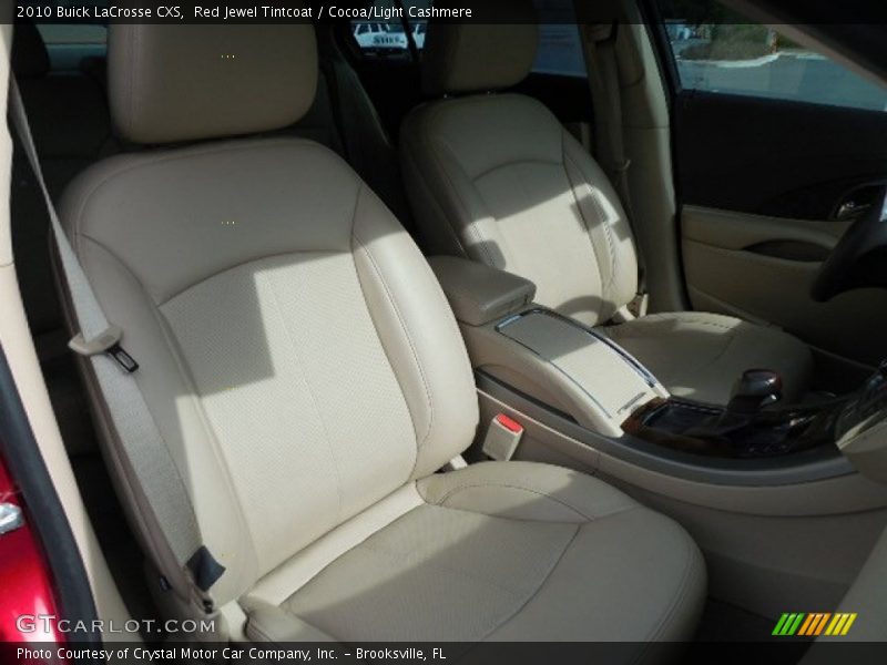Red Jewel Tintcoat / Cocoa/Light Cashmere 2010 Buick LaCrosse CXS