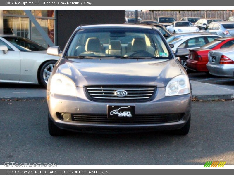 Midnight Gray Metallic / Gray 2007 Kia Optima LX