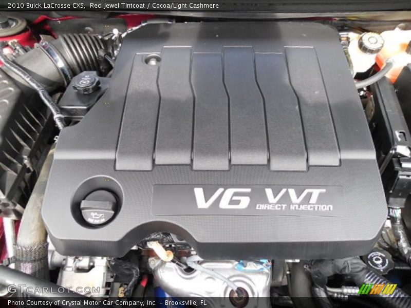 Red Jewel Tintcoat / Cocoa/Light Cashmere 2010 Buick LaCrosse CXS