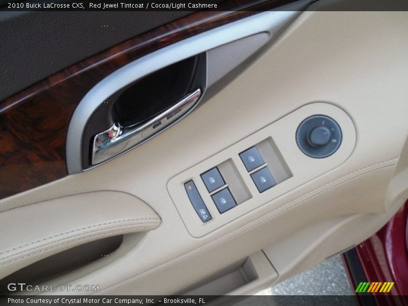 Red Jewel Tintcoat / Cocoa/Light Cashmere 2010 Buick LaCrosse CXS