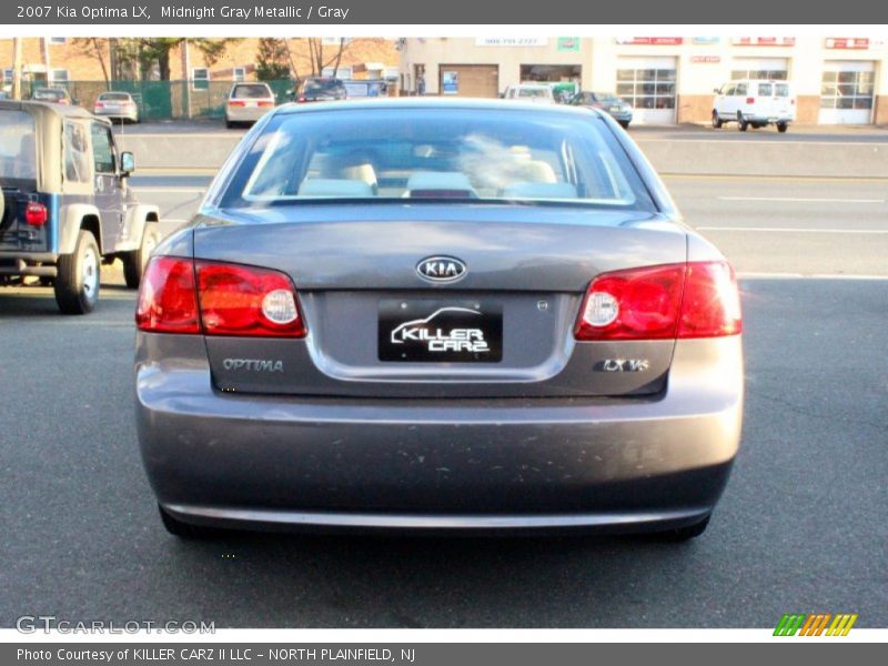 Midnight Gray Metallic / Gray 2007 Kia Optima LX