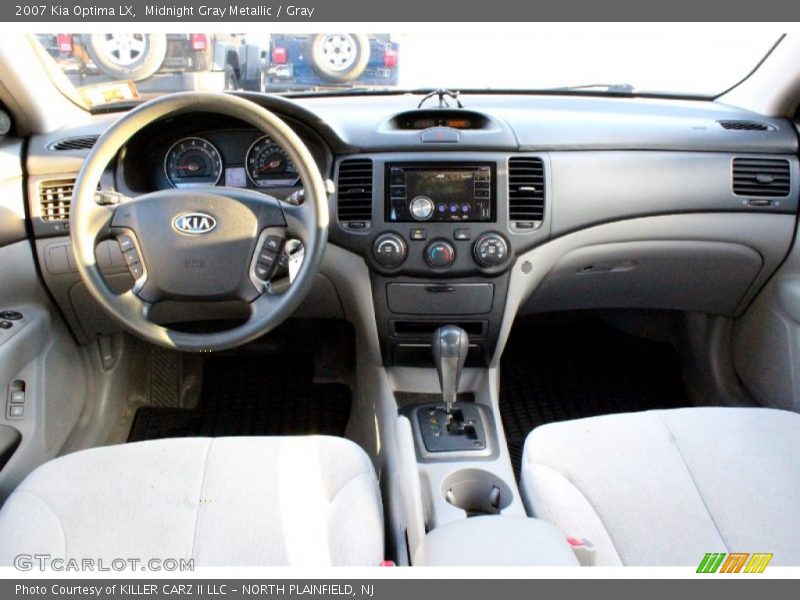 Midnight Gray Metallic / Gray 2007 Kia Optima LX