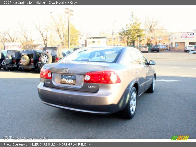 Midnight Gray Metallic / Gray 2007 Kia Optima LX