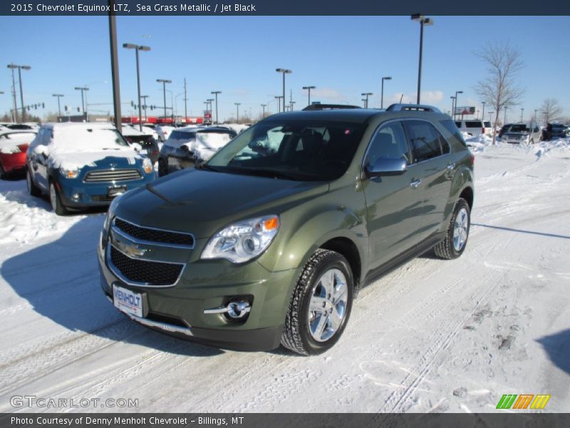 Sea Grass Metallic / Jet Black 2015 Chevrolet Equinox LTZ