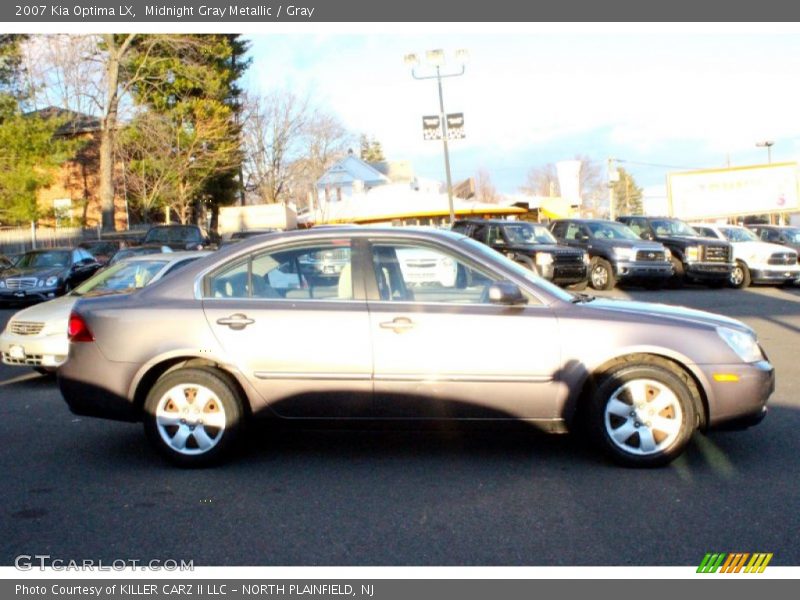 Midnight Gray Metallic / Gray 2007 Kia Optima LX