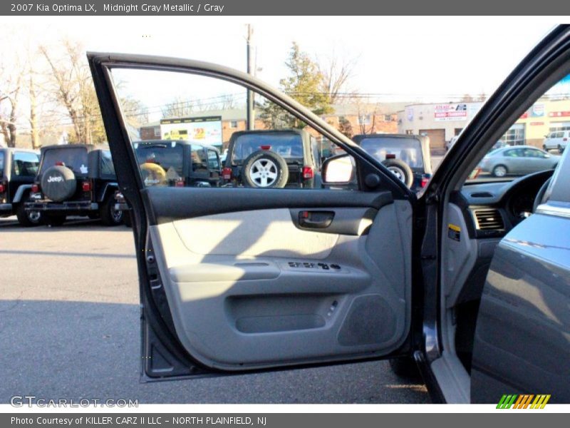 Midnight Gray Metallic / Gray 2007 Kia Optima LX