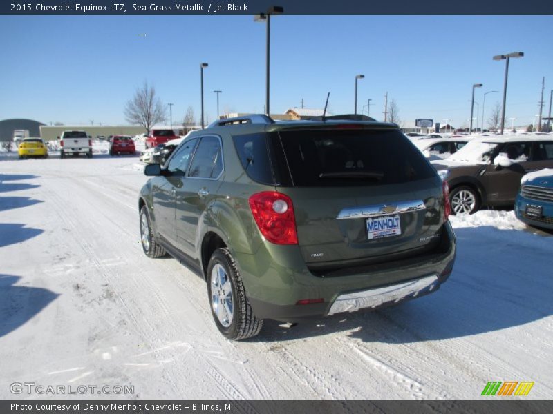 Sea Grass Metallic / Jet Black 2015 Chevrolet Equinox LTZ