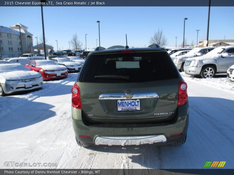 Sea Grass Metallic / Jet Black 2015 Chevrolet Equinox LTZ