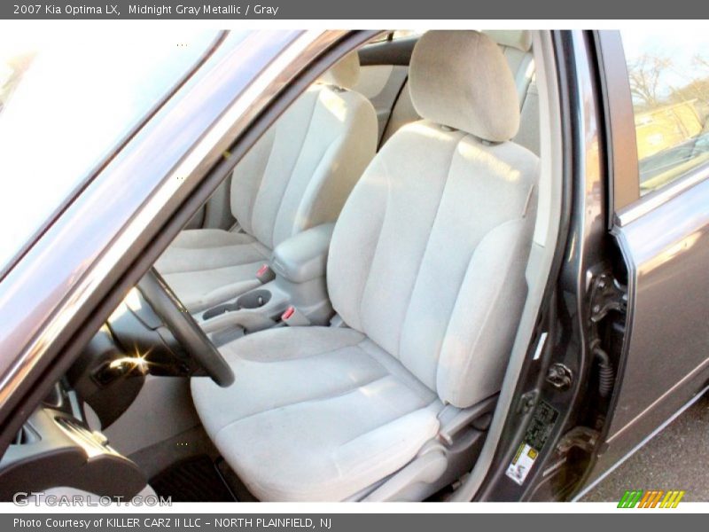 Midnight Gray Metallic / Gray 2007 Kia Optima LX