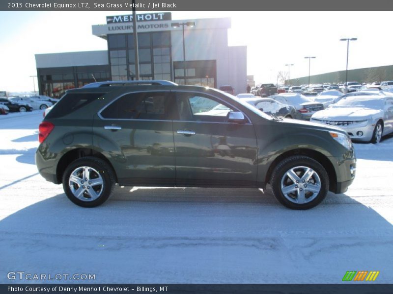Sea Grass Metallic / Jet Black 2015 Chevrolet Equinox LTZ