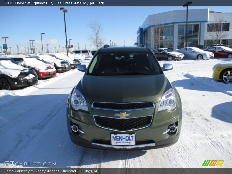 Sea Grass Metallic / Jet Black 2015 Chevrolet Equinox LTZ