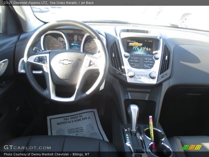 Sea Grass Metallic / Jet Black 2015 Chevrolet Equinox LTZ
