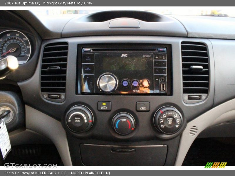 Midnight Gray Metallic / Gray 2007 Kia Optima LX