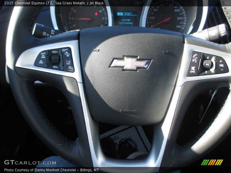 Sea Grass Metallic / Jet Black 2015 Chevrolet Equinox LTZ