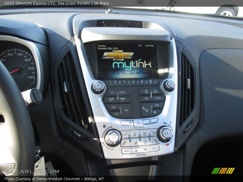 Sea Grass Metallic / Jet Black 2015 Chevrolet Equinox LTZ