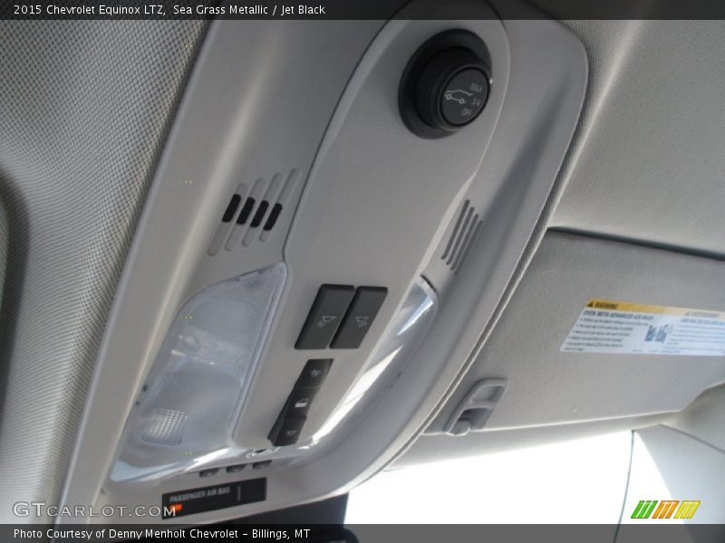 Sea Grass Metallic / Jet Black 2015 Chevrolet Equinox LTZ