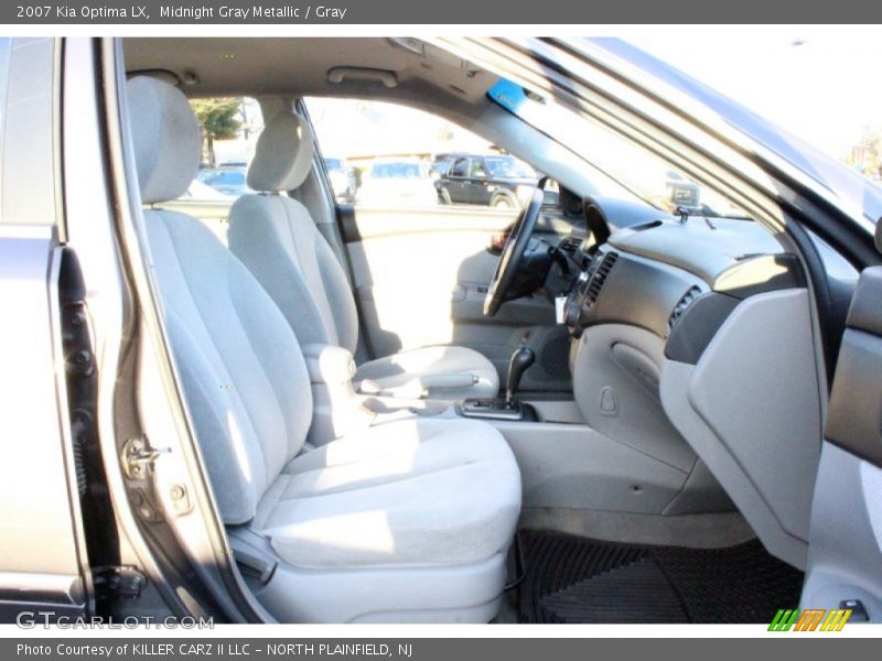 Midnight Gray Metallic / Gray 2007 Kia Optima LX