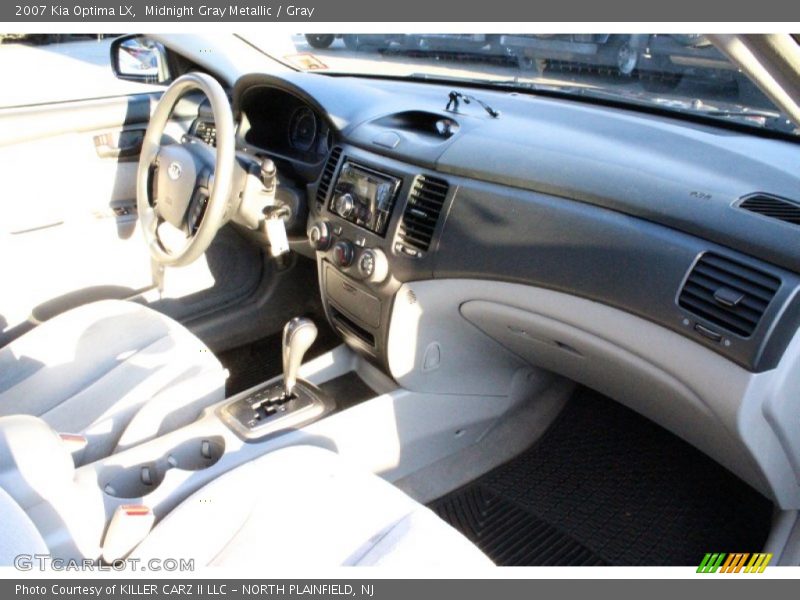 Midnight Gray Metallic / Gray 2007 Kia Optima LX