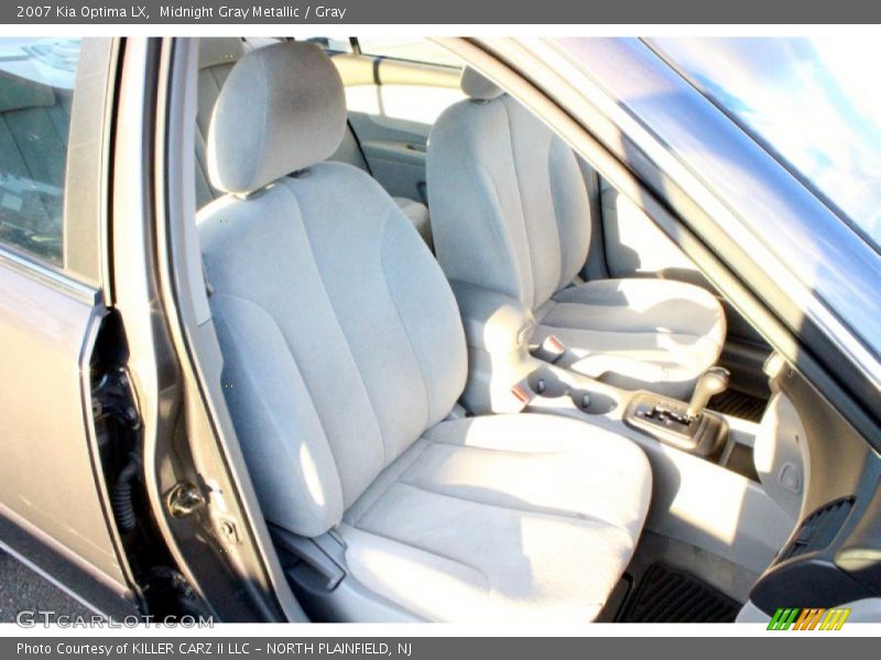 Midnight Gray Metallic / Gray 2007 Kia Optima LX