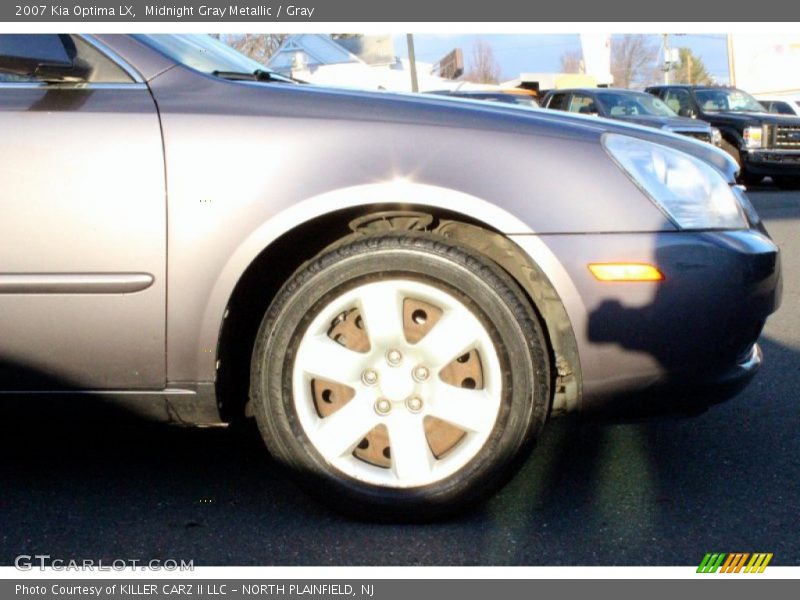 Midnight Gray Metallic / Gray 2007 Kia Optima LX