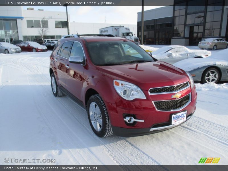 Crystal Red Tintcoat / Jet Black 2015 Chevrolet Equinox LTZ AWD