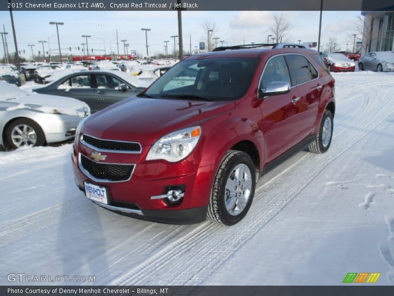 Crystal Red Tintcoat / Jet Black 2015 Chevrolet Equinox LTZ AWD