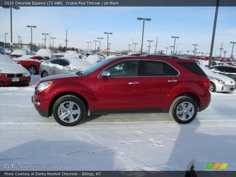 Crystal Red Tintcoat / Jet Black 2015 Chevrolet Equinox LTZ AWD