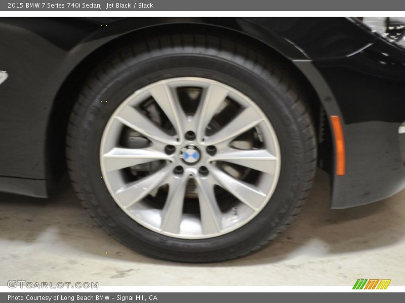 Jet Black / Black 2015 BMW 7 Series 740i Sedan