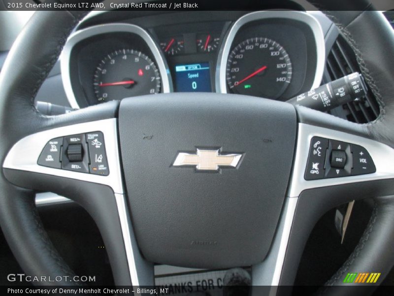 Crystal Red Tintcoat / Jet Black 2015 Chevrolet Equinox LTZ AWD