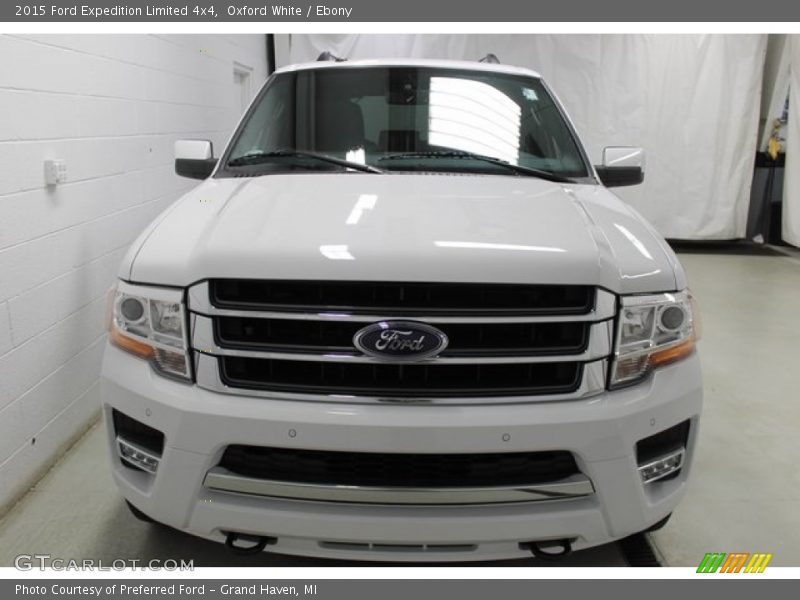 Oxford White / Ebony 2015 Ford Expedition Limited 4x4