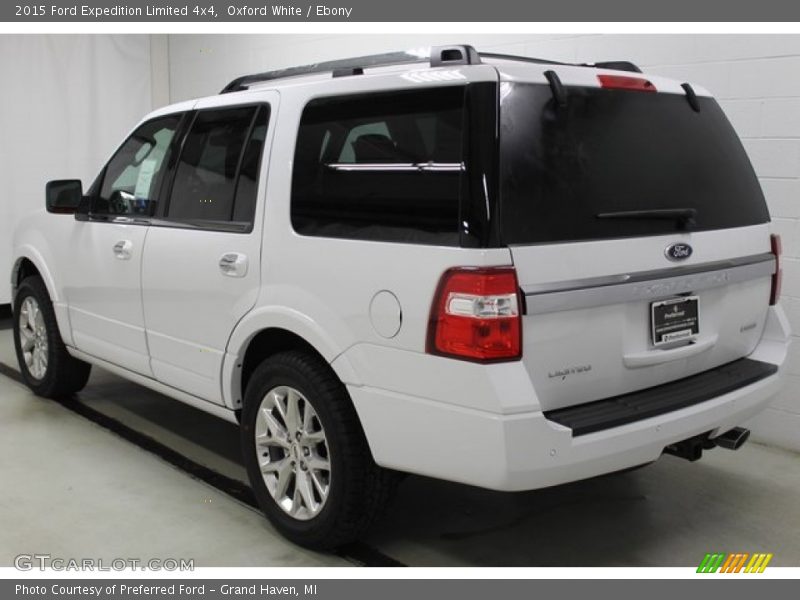 Oxford White / Ebony 2015 Ford Expedition Limited 4x4
