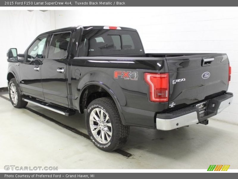 Tuxedo Black Metallic / Black 2015 Ford F150 Lariat SuperCrew 4x4