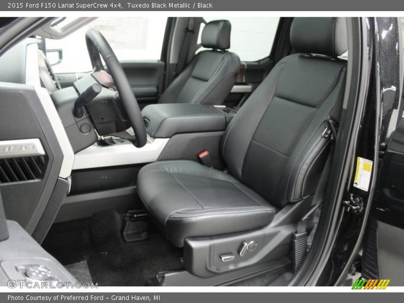 Front Seat of 2015 F150 Lariat SuperCrew 4x4