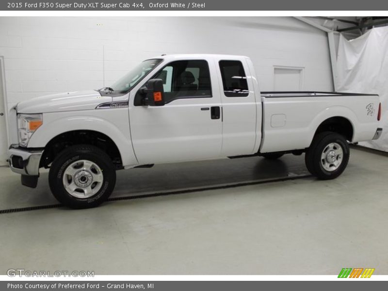 Oxford White / Steel 2015 Ford F350 Super Duty XLT Super Cab 4x4
