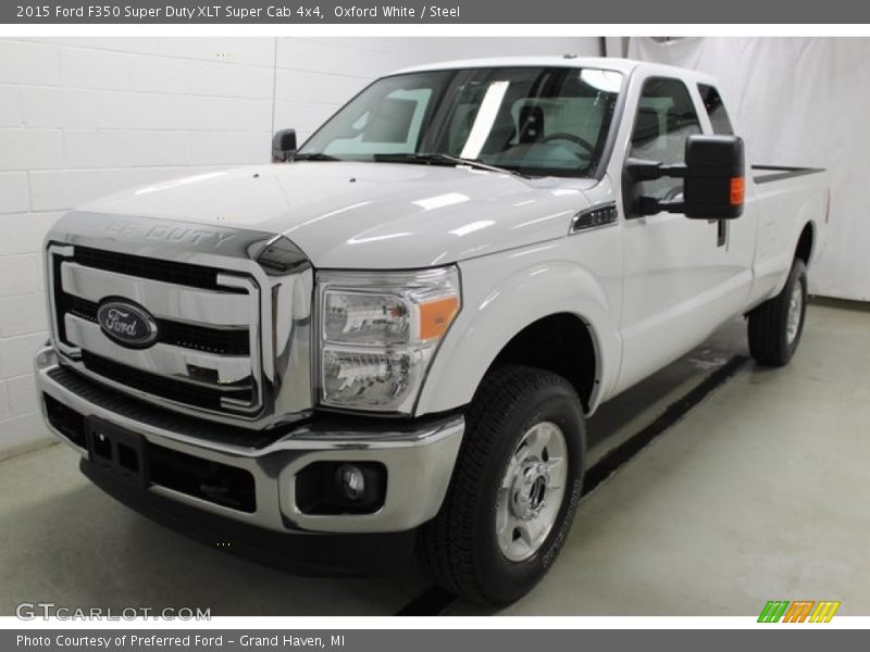 Oxford White / Steel 2015 Ford F350 Super Duty XLT Super Cab 4x4
