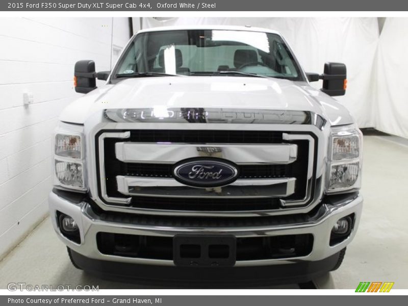 Oxford White / Steel 2015 Ford F350 Super Duty XLT Super Cab 4x4