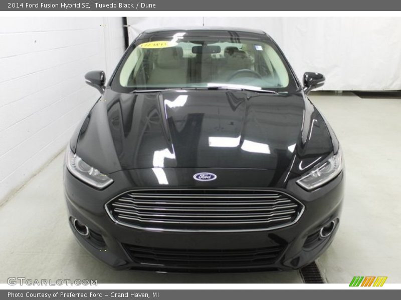 Tuxedo Black / Dune 2014 Ford Fusion Hybrid SE