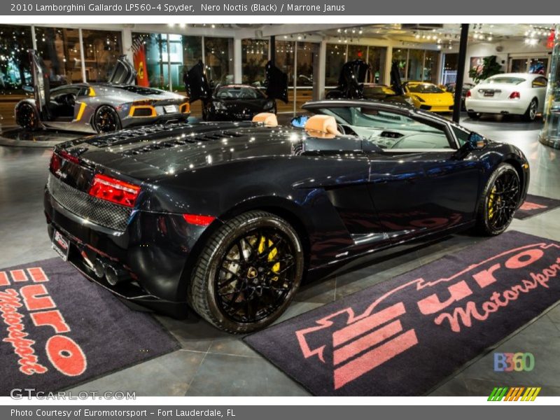 Nero Noctis (Black) / Marrone Janus 2010 Lamborghini Gallardo LP560-4 Spyder