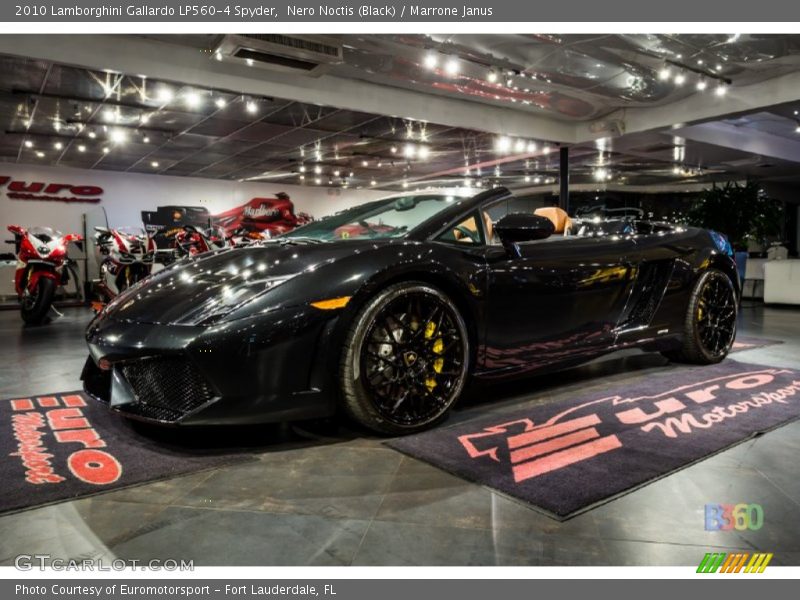 Nero Noctis (Black) / Marrone Janus 2010 Lamborghini Gallardo LP560-4 Spyder