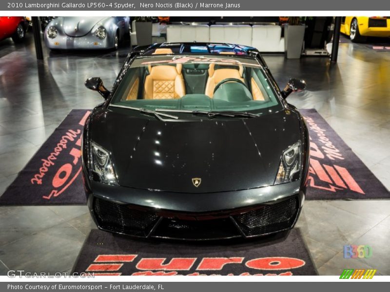 Nero Noctis (Black) / Marrone Janus 2010 Lamborghini Gallardo LP560-4 Spyder