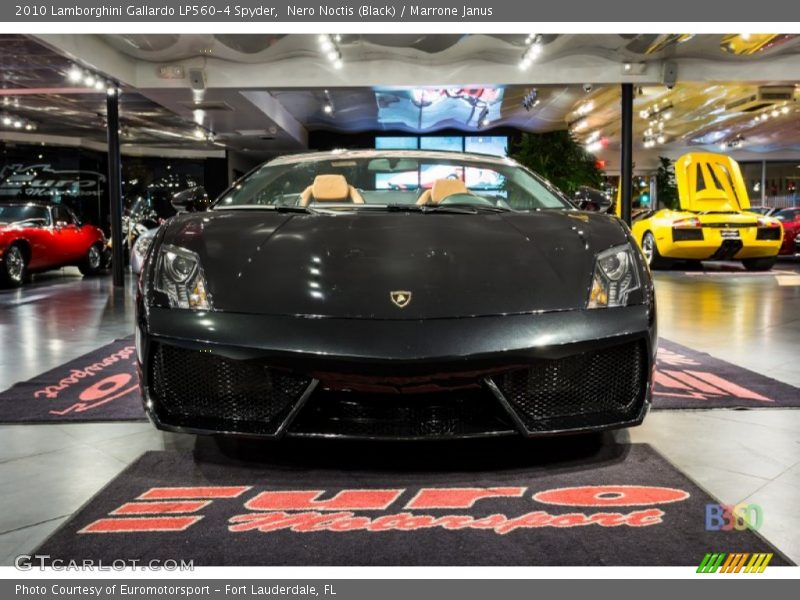 Nero Noctis (Black) / Marrone Janus 2010 Lamborghini Gallardo LP560-4 Spyder