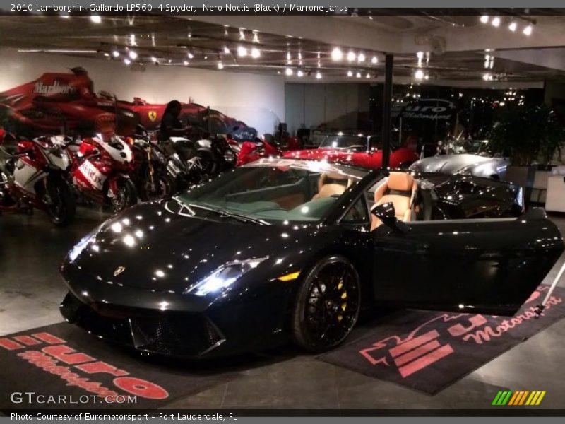 Nero Noctis (Black) / Marrone Janus 2010 Lamborghini Gallardo LP560-4 Spyder